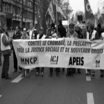 Manifestation de chmeurs et prcaires  Paris le 6 dcembre 2003 photo n18 